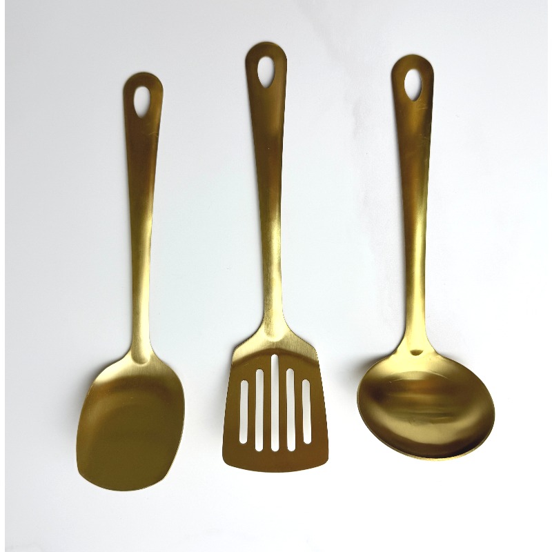 Kitchen Gadgets Gold - Gouden kookgerei, titanium goudgeplateerd roestvrijstalen keukengerei,