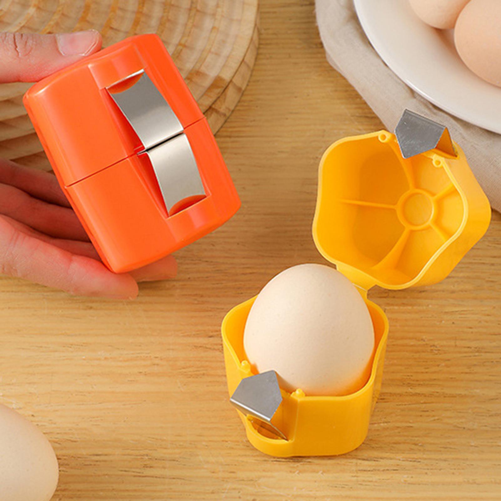 Egg Separator Tool - 3-in-1 Eierknijper & -scheider, Draagbaar Eierbreker-Snijgereedschap