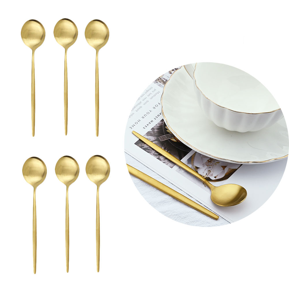 6 Stuks Matte Roestvrijstalen  - Kitchen Gadgets Gold recensie en prijs